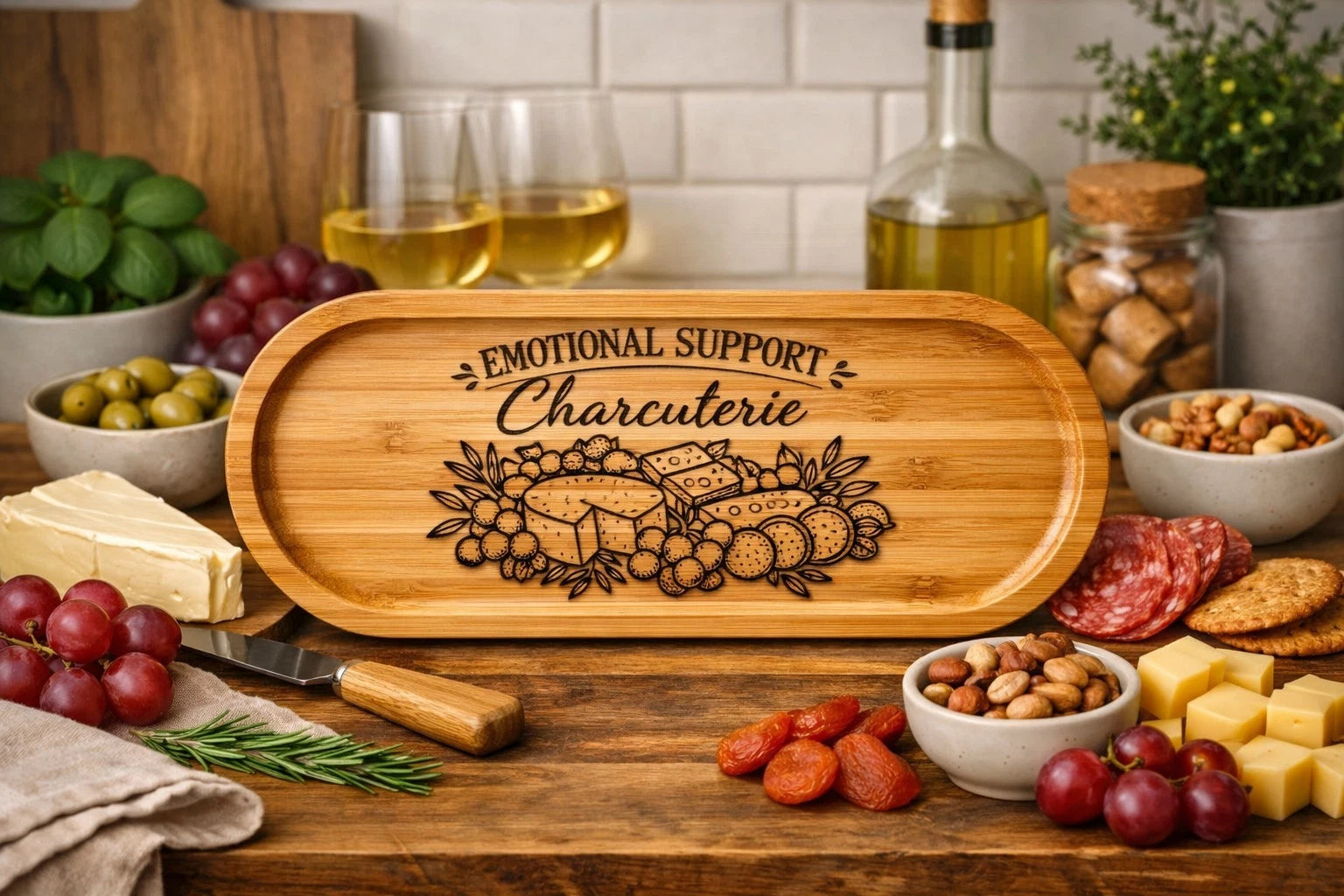 Personal Charcuterie Board | Emotional Support Charcuterie | Funny Gift