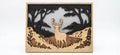 Layered Wooden Stag Scene | Deer Wall Art | Rustic Woodland Gift